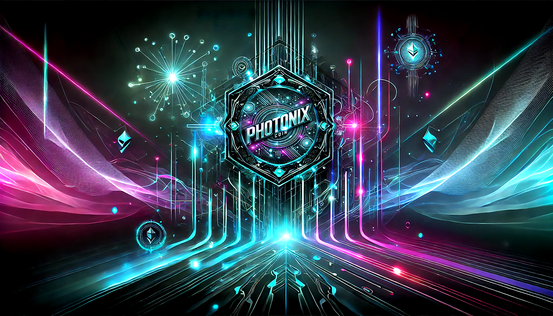 Photonix Coin Logo and Background